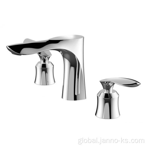 Double Handles Tap Portable Two Handles Basin Mixer With High Quality Factory